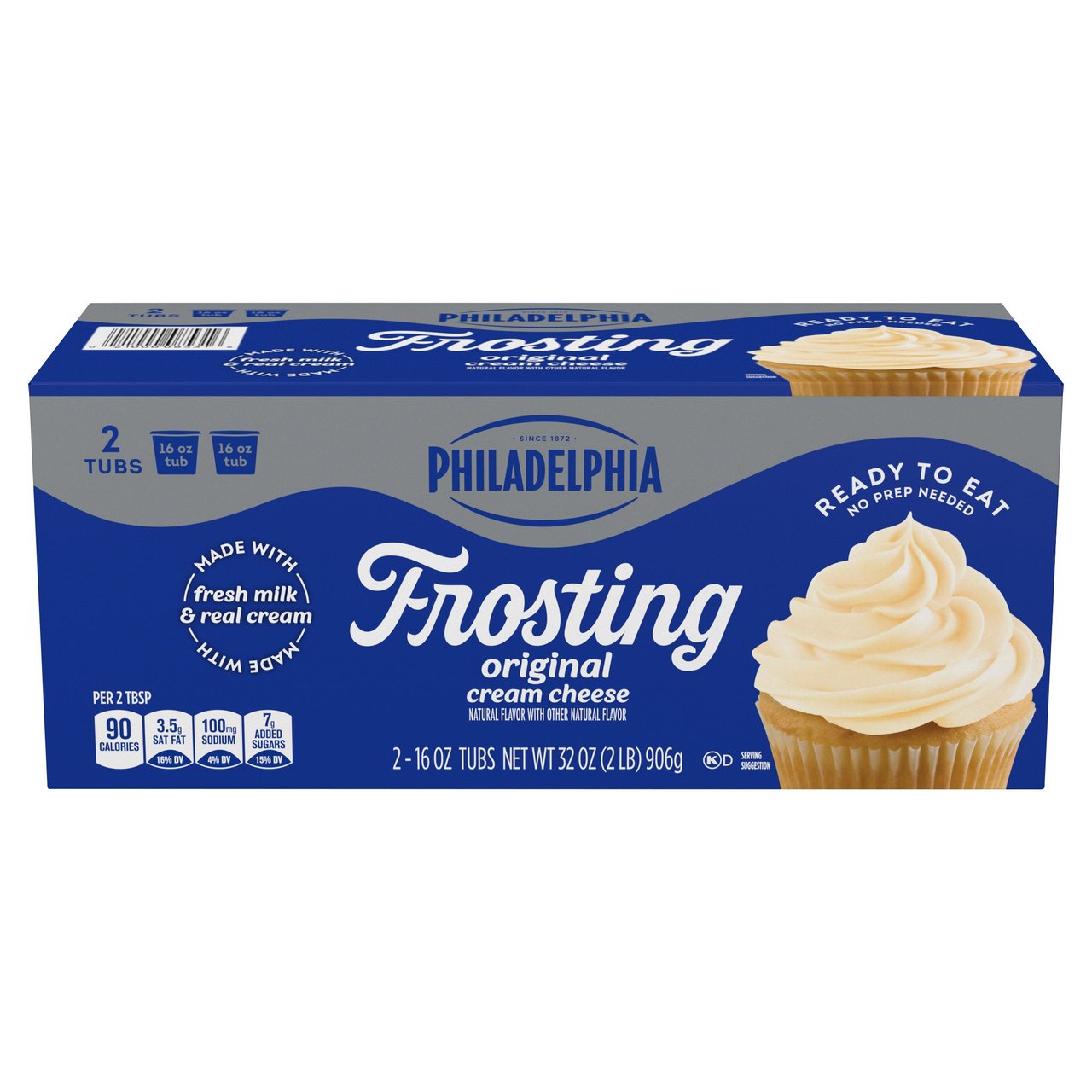 Philadelphia Original Cream Cheese Frosting 2/16 oz - Image 1