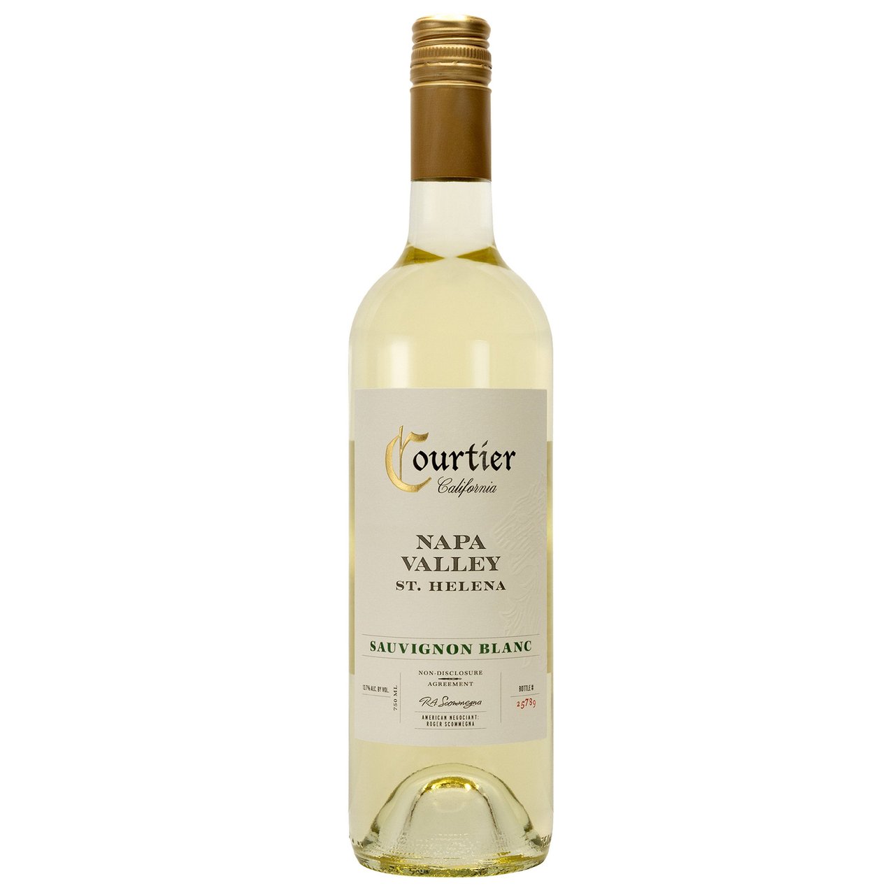Courtier California Sauvignon Blanc St. Helena 750ml - Image 1