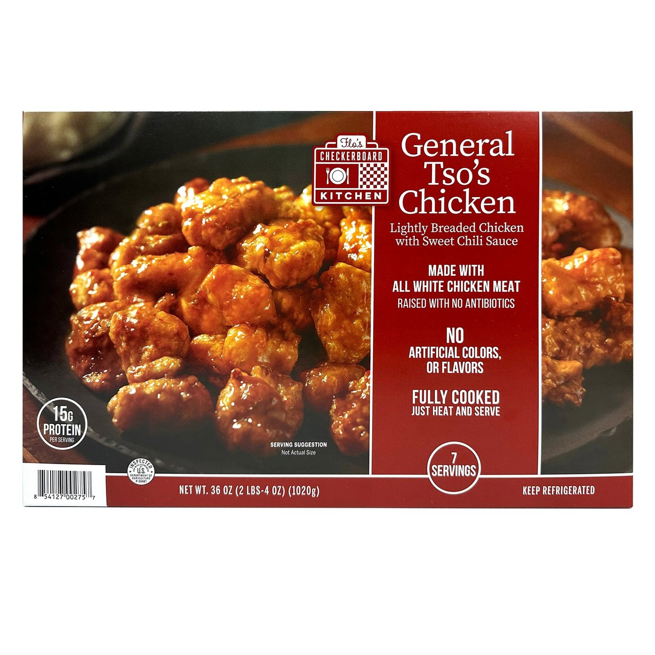 Flo's Checkerboard Kitchen General Tso's Chicken 2.25 lb