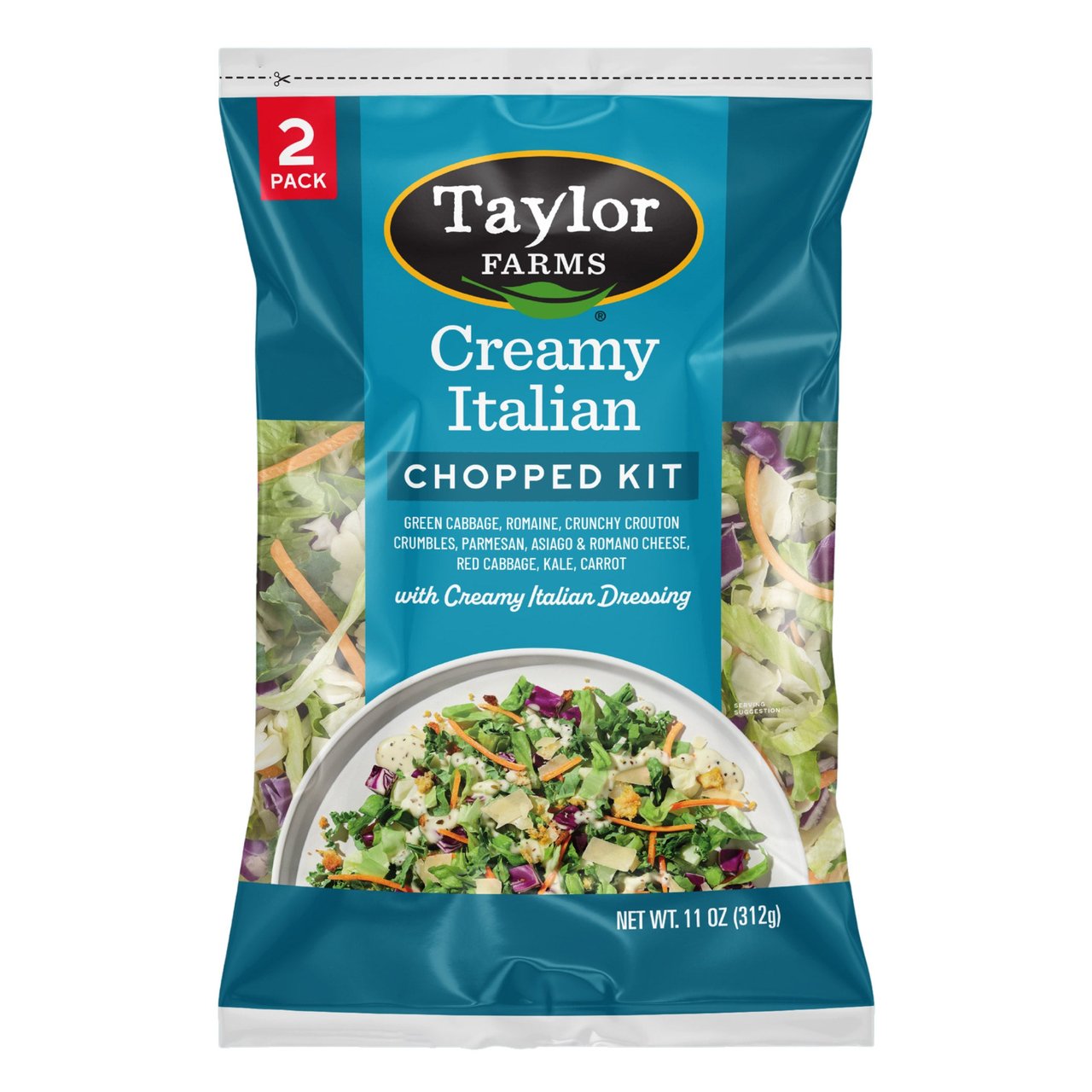 Creamy Italian Chopped Salad Kit 2 Count - 11.0 oz - Image 1