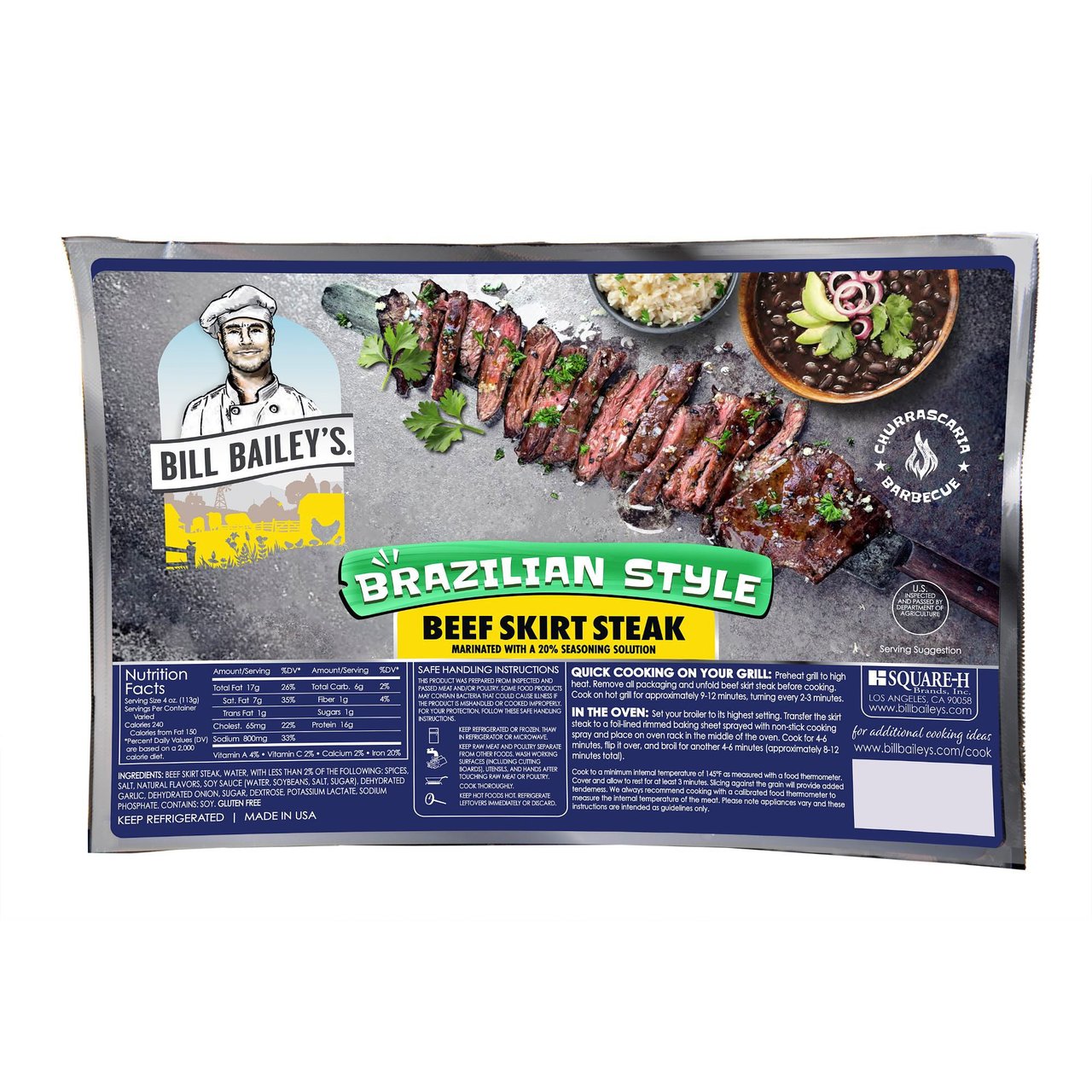 Bill Bailey's Brazilian Skirt Steak per lb - Image 1