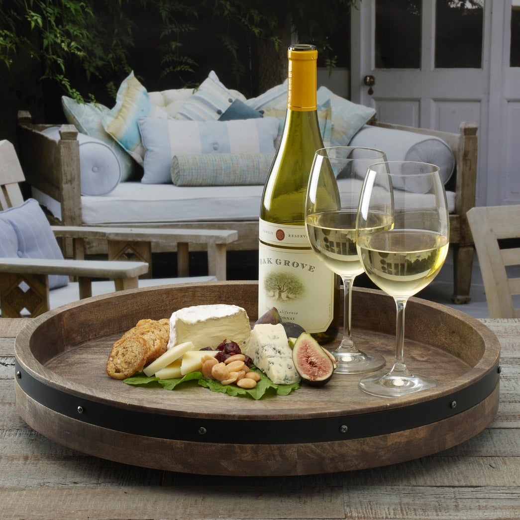 Mikasa Wood and Iron Lazy Susan - Image 1