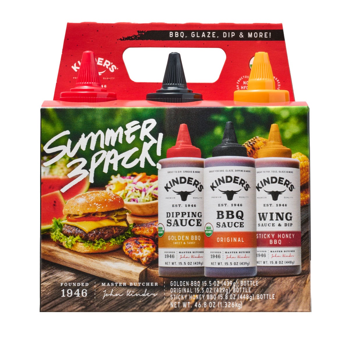 Kinder's Organic BBQ & More Multi Pack 46.8 oz - Image 1
