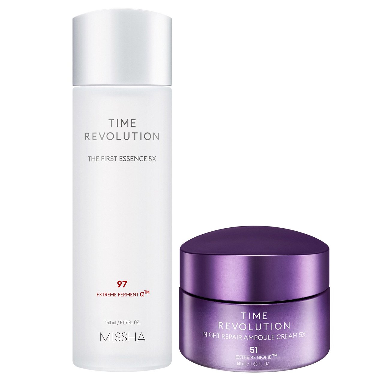 MISSHA Time Revolution Toner & Cream - Image 1