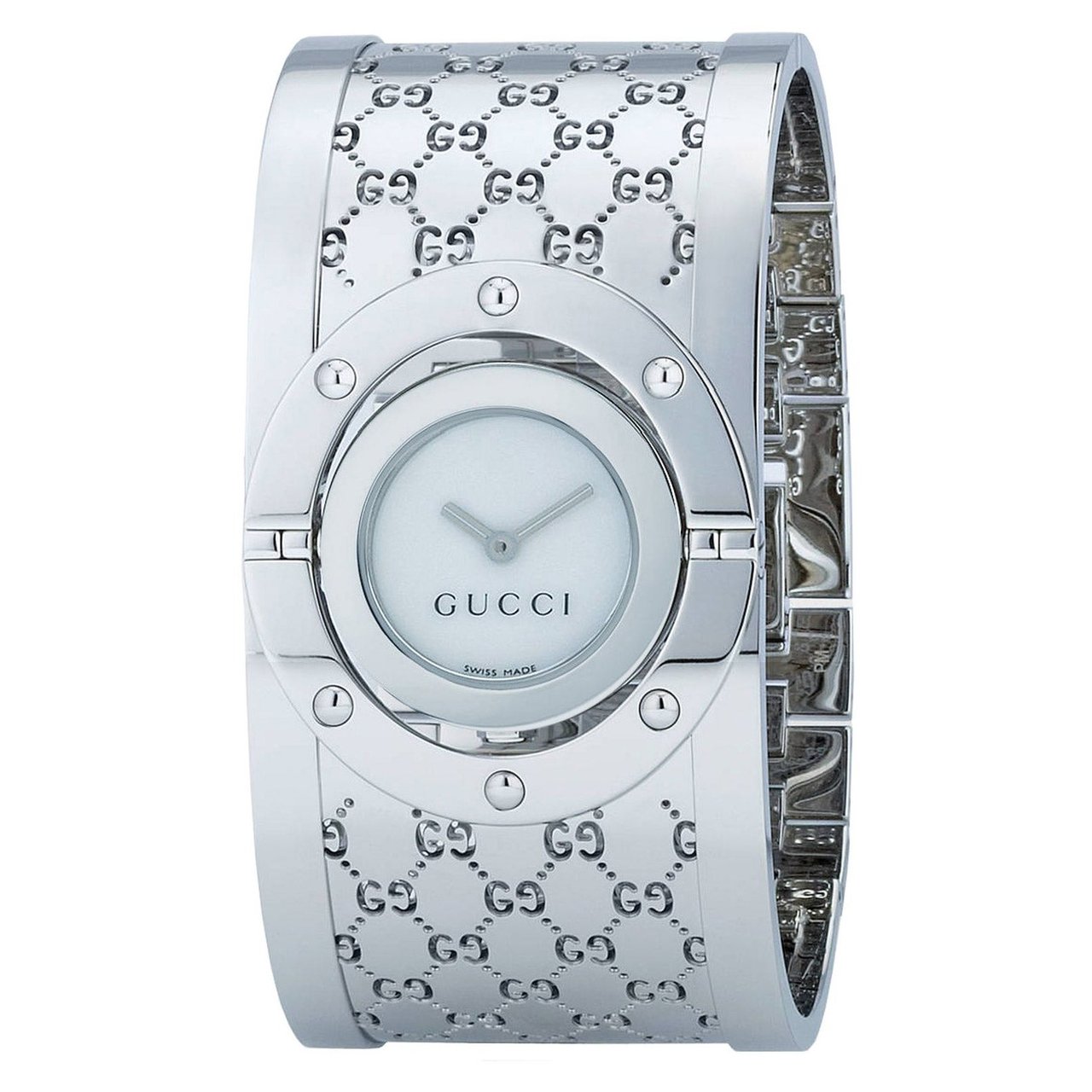Gucci Twirl Stainless Steel White Dial Ladies Watch - Image 1