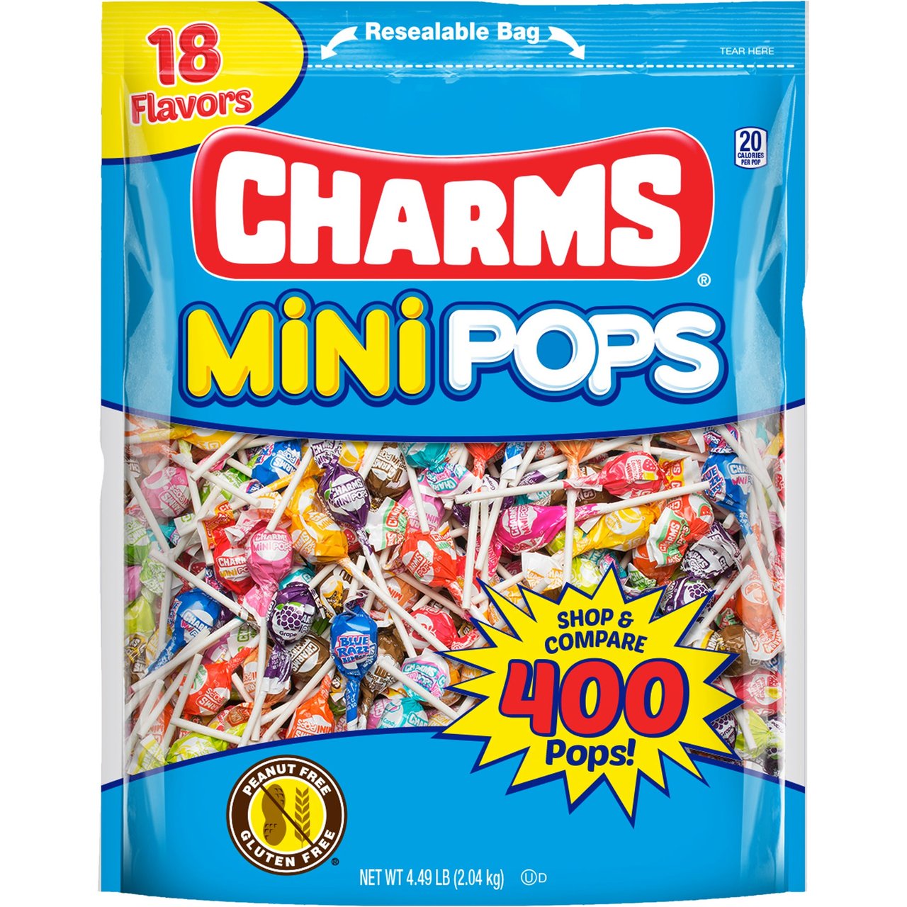 Charms Mini Pops 400 CT