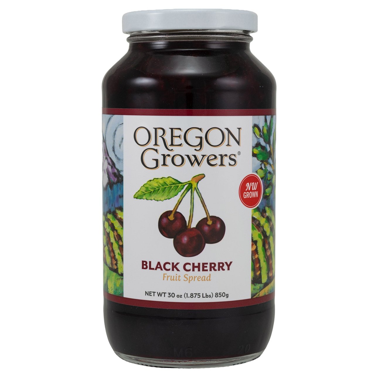 OREGON GROWERS BLACK CHERRY SPREAD 30 OZ - Image 1