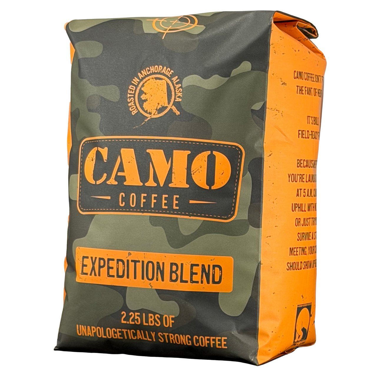 Camo Coffee Company Field Ready Blend Whole Bean Coffee, 2.25 lbs - Image 1