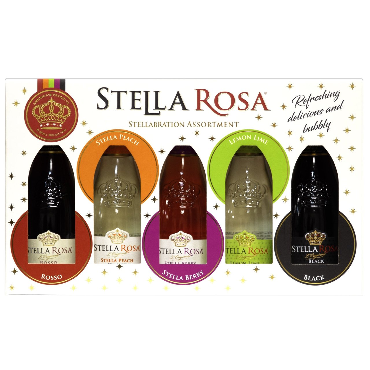 Stella Rosa Stellabration Assortment Gift Pack, Italy, 5 x 187ml