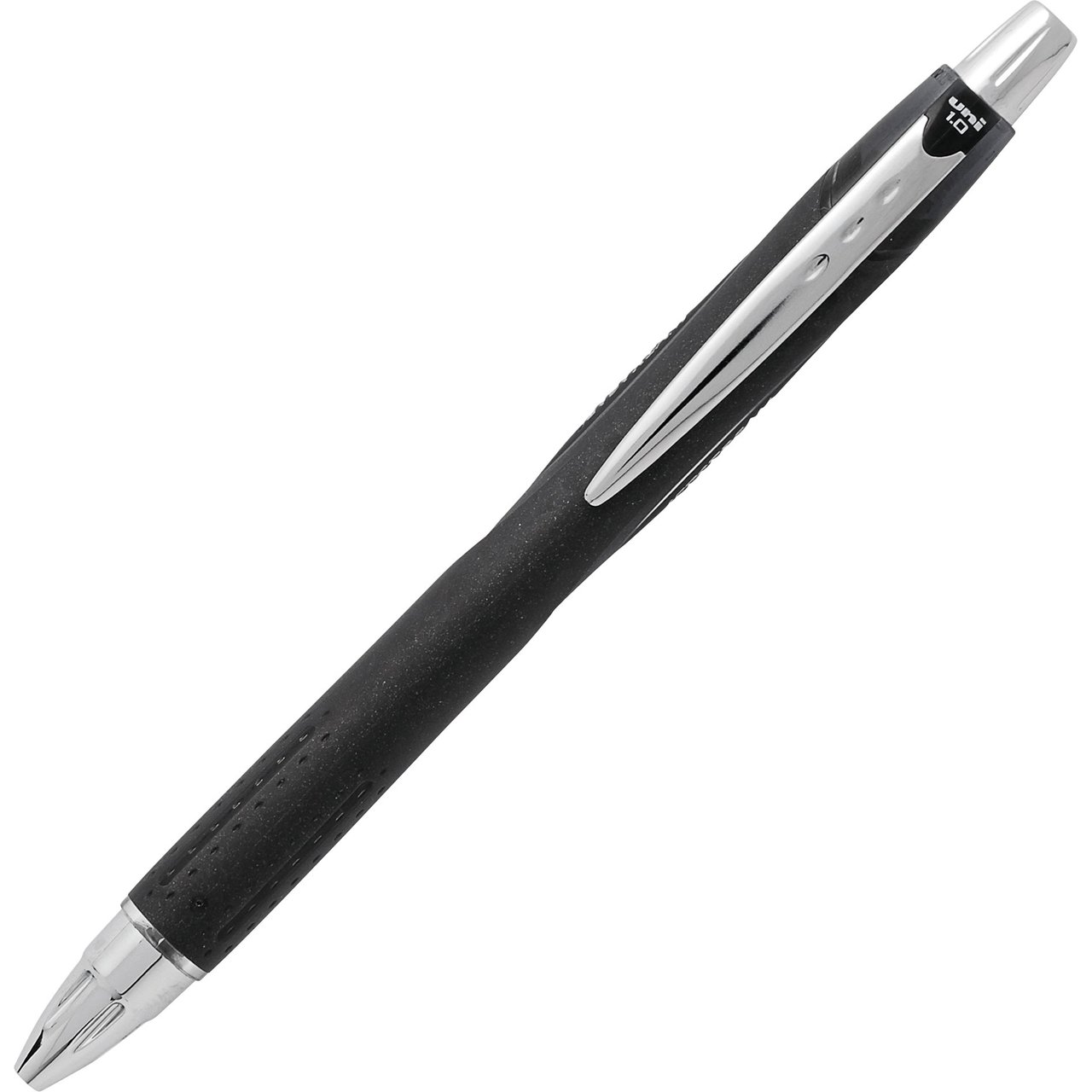 uni-ball Jetstream Retractable Ballpoint Pen, Bold Point 1.0mm, Black Ink, 12-Pack - Image 1