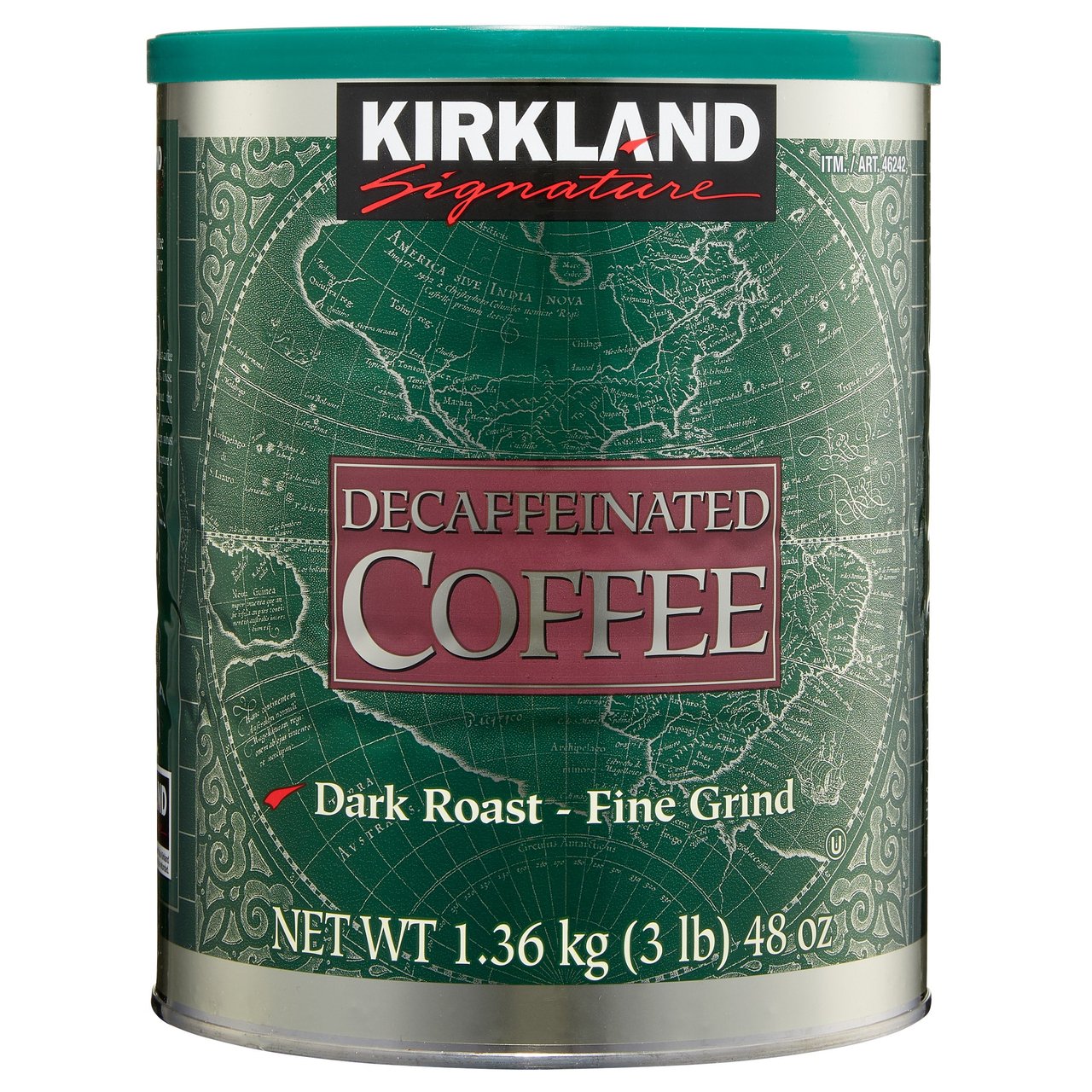 Kirkland Signature Decaf Coffee 3 Pound Can - Image 1