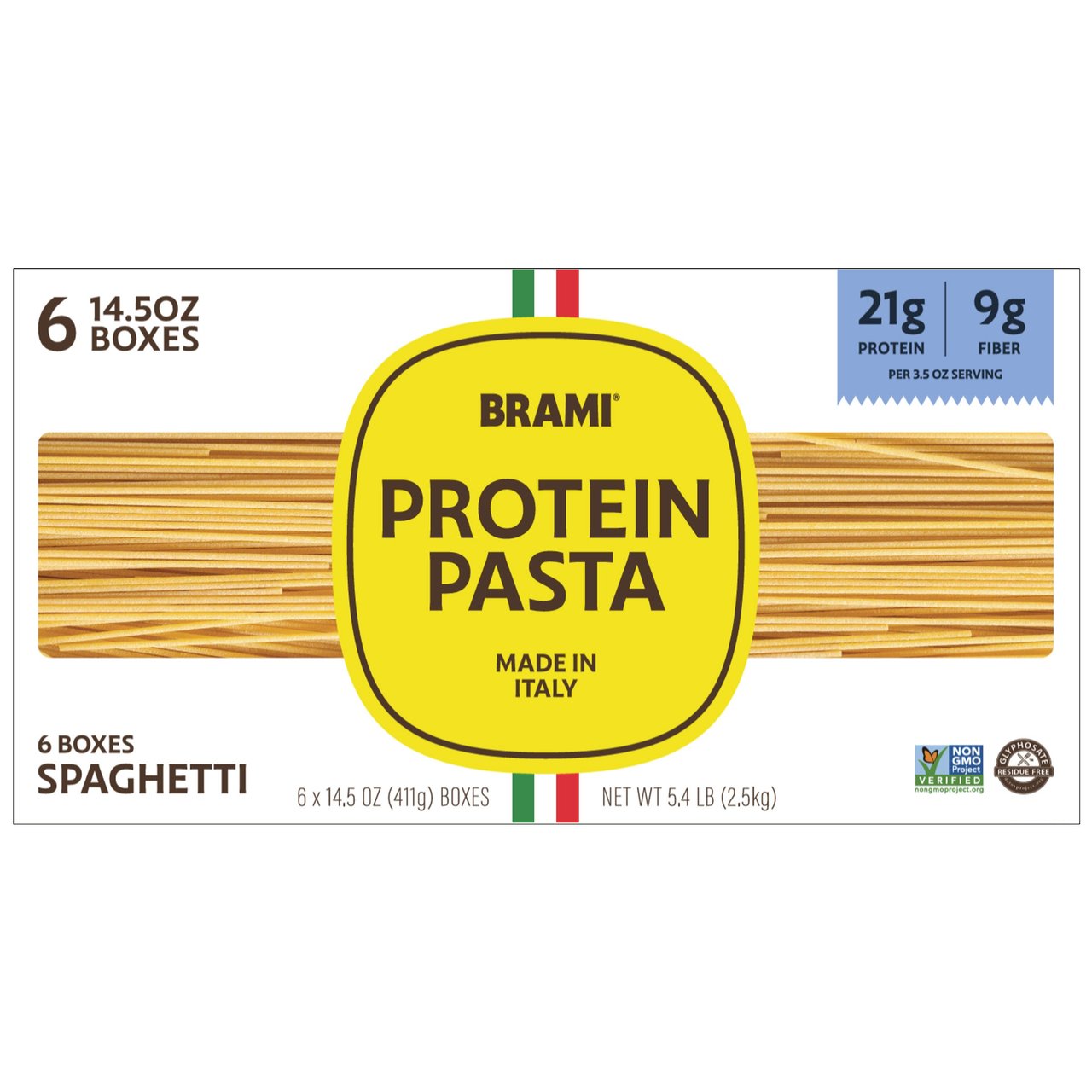 Brami Protein Spaghetti 6/14.5 oz - Image 1
