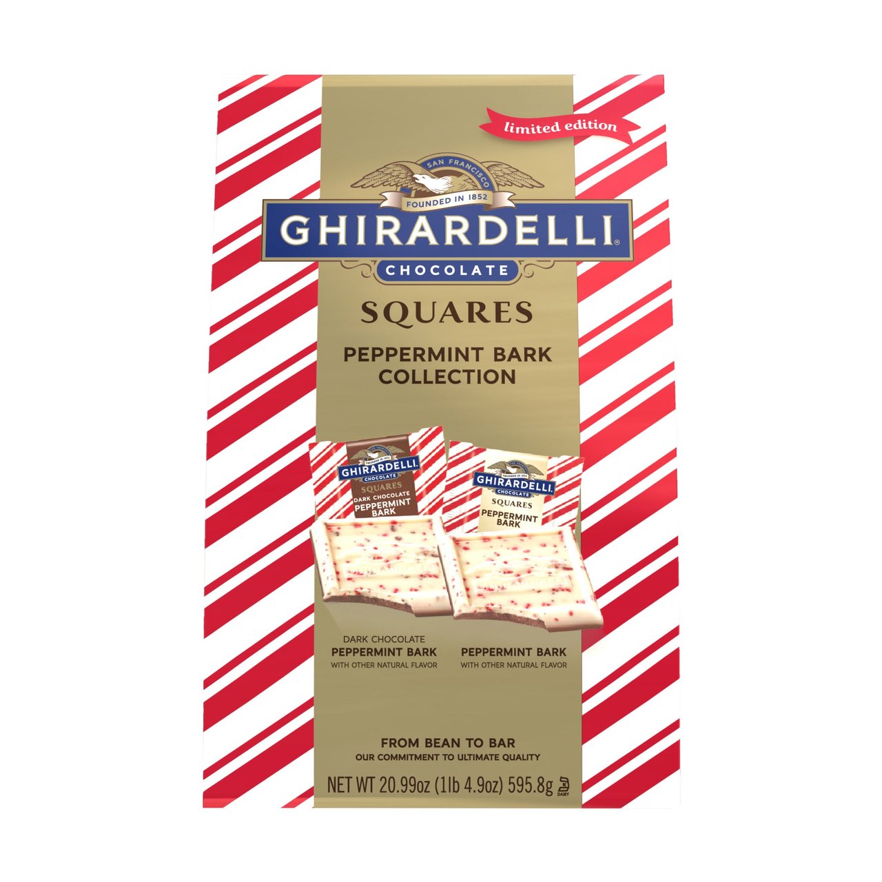 Ghirardelli Peppermint Bark Squares 20.99 oz - Image 1