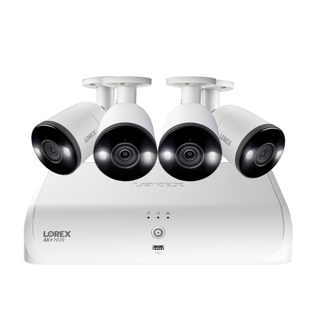 Lorex 4K+ Wired Security System with 4 Cameras - Image 1
