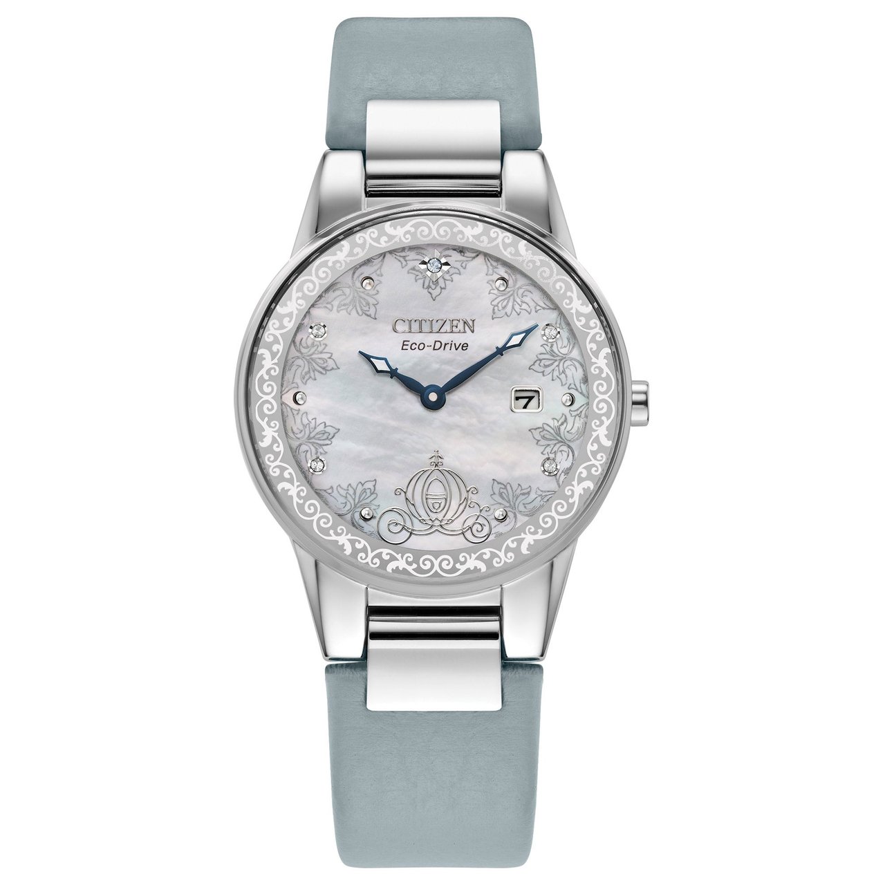 Citizen Eco-Drive Disney Cinderella Women's Watch Pin Set - Image 1