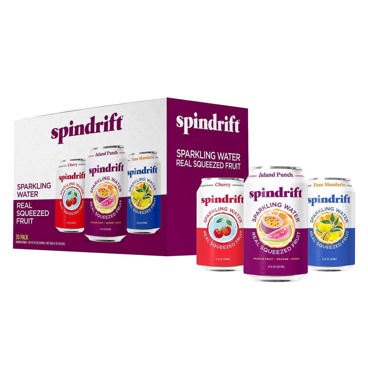 SPINDRIFT SPARKLING WTR DISCOVER 30/12 FLOZ (11.25 QTS) - Image 1