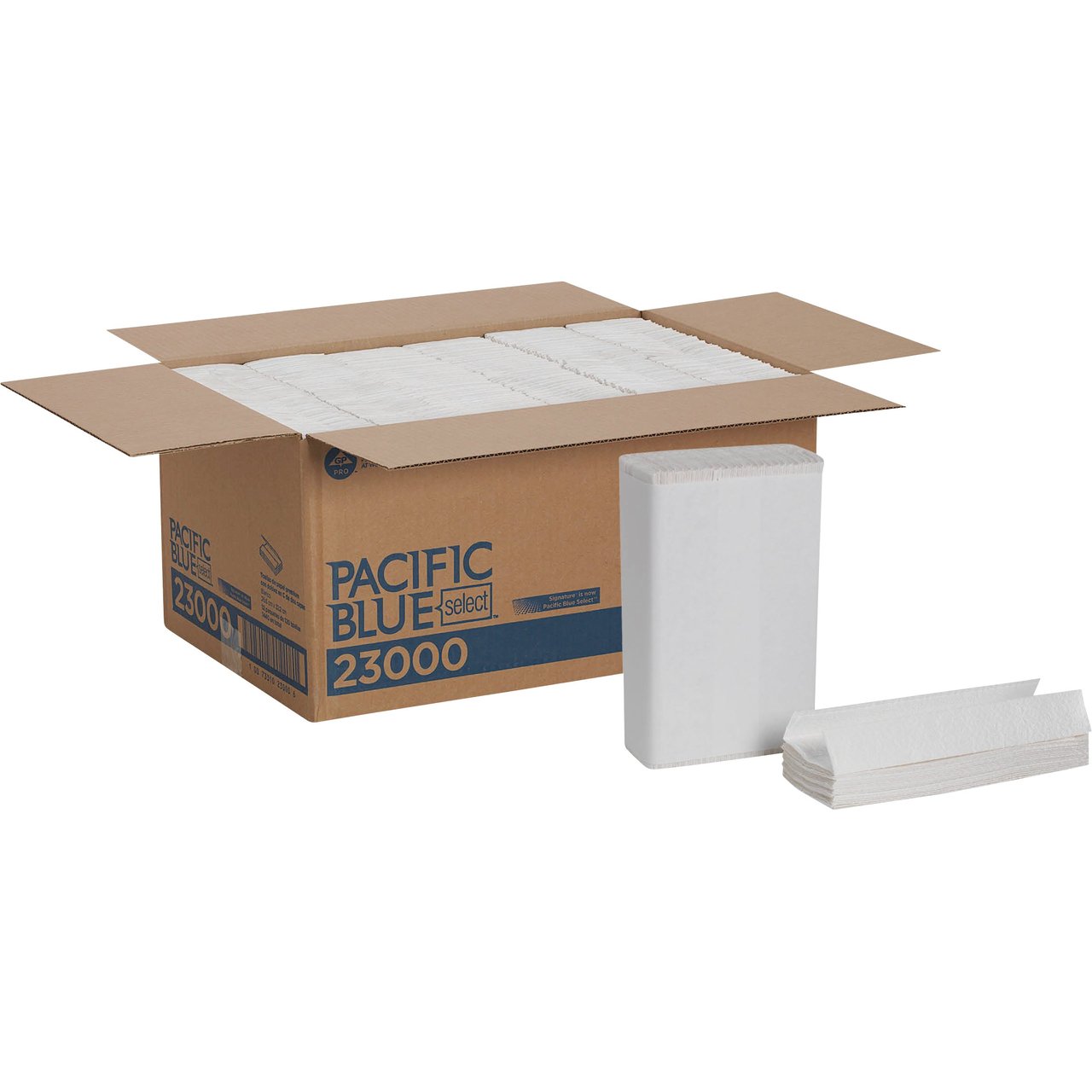 Georgia-Pacific Pacific Blue Select C-Fold Paper Towels, 2-Ply, 120 Sheets, 12 Packs (1,440 Towels) - Image 1