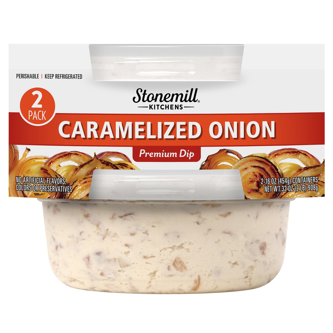 Stonemill Kitchens Caramelized Onion Dip, 2 x 16 oz