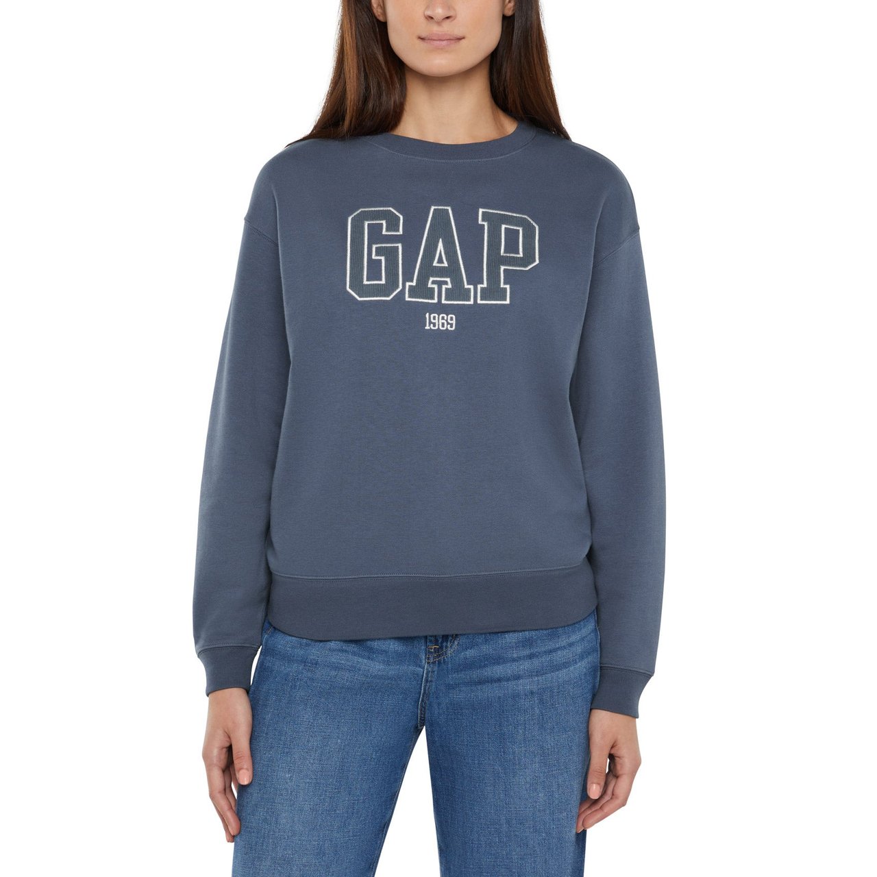 Gap Women's Logo Fleece Crewneck Top - Image 1