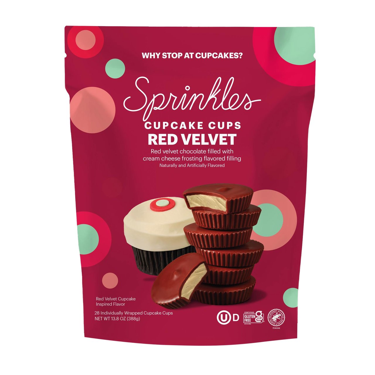 Sprinkles Red Velvet Cupcake Cup 13.8 Ounces - Image 1