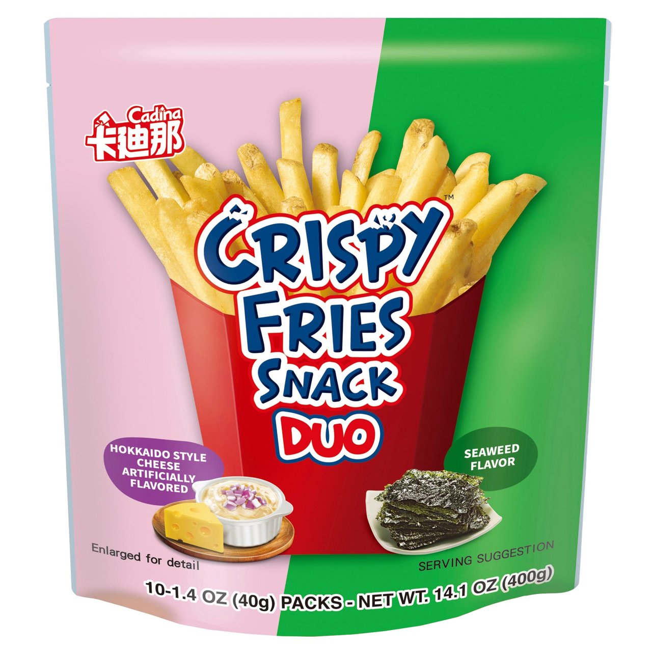 Cadina Crispy Fries Snacks 14.1 Ounces - Image 1
