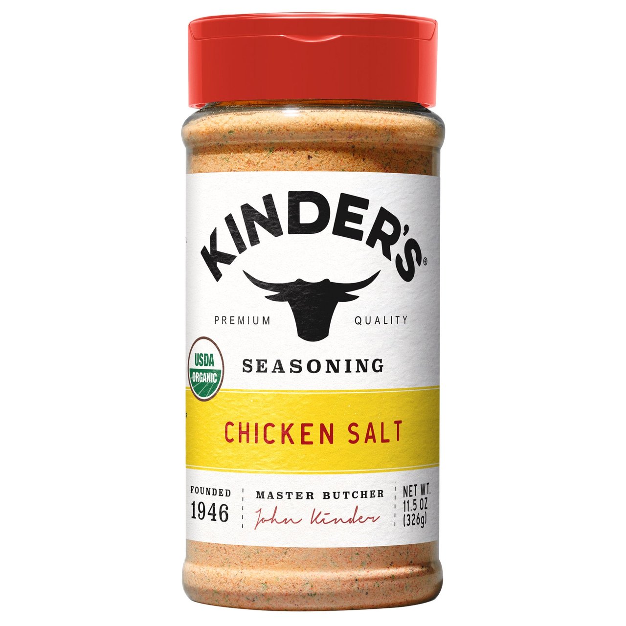 KINDER'S ORGANIC CHICKEN SALT SEASONING 11.5 OZ - Image 1