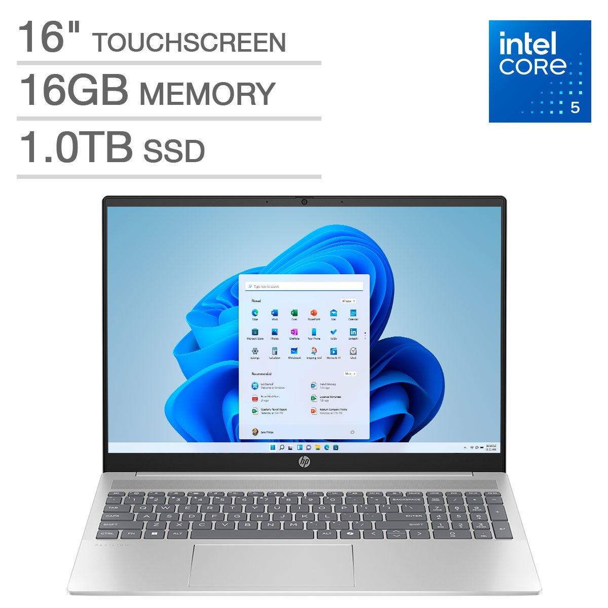 HP 16-AF0063CL 16" Pavilion Laptop - Image 1