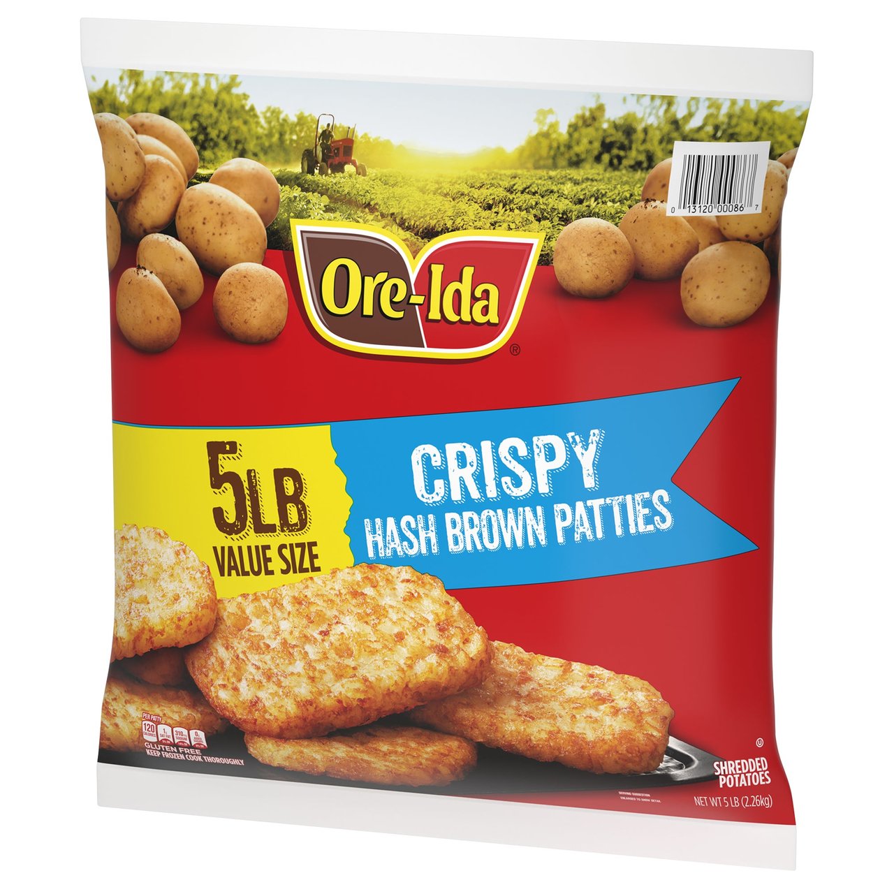 ORE-IDA CRISPY HASHBROWN PATTY 5 LBS - Image 1