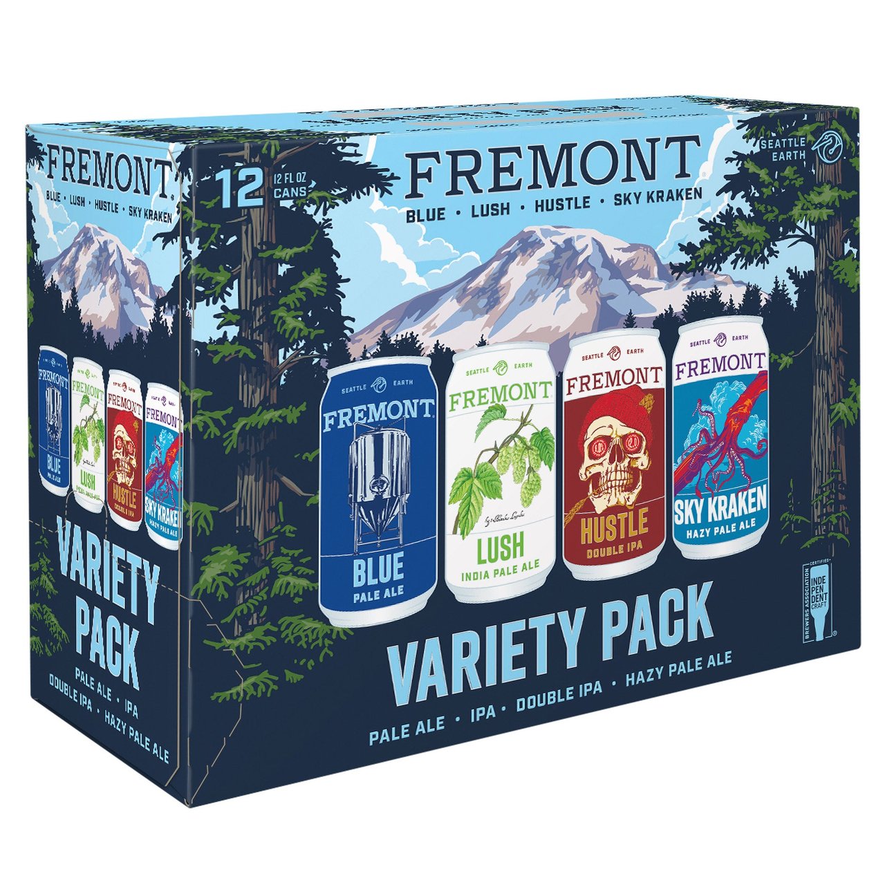 Fremont Brewing Variety Pack Seattle 24/12oz