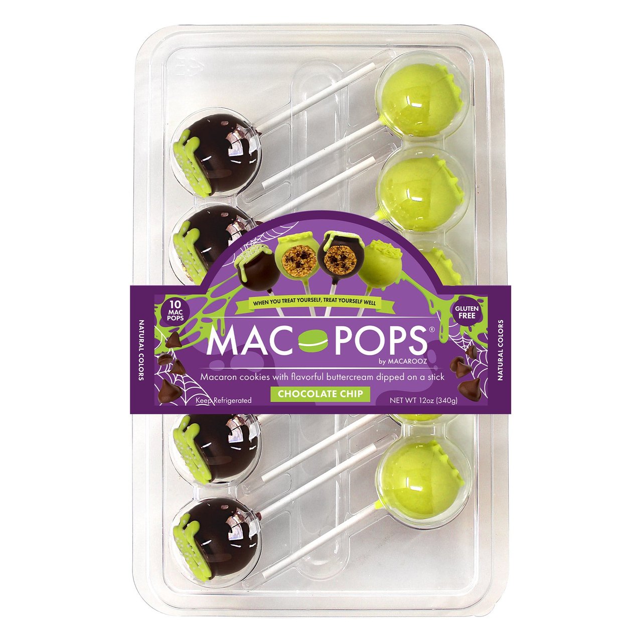 Macarooz Halloween Mac Pop 10 Count - Image 1
