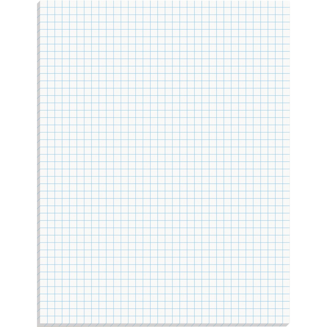 TOPS Quadrille Graph Pad, 4 Squares/Inch, 8.5" x 11", 50 Sheets - Image 1