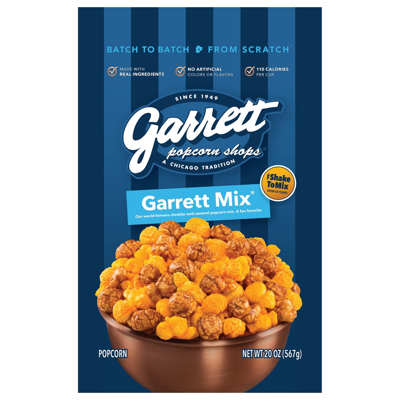 Garrett Popcorn Cheddar & Caramel Mix 20 oz - Image 1