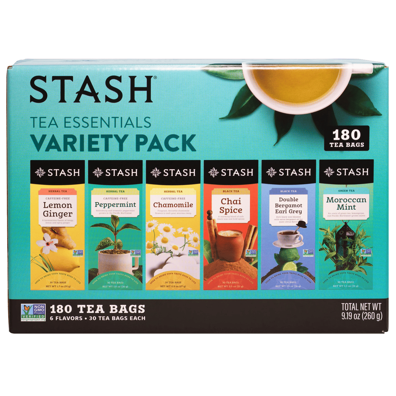 Stash Tea Variety Pack 6/30 CT (0.64 lb) - Image 1
