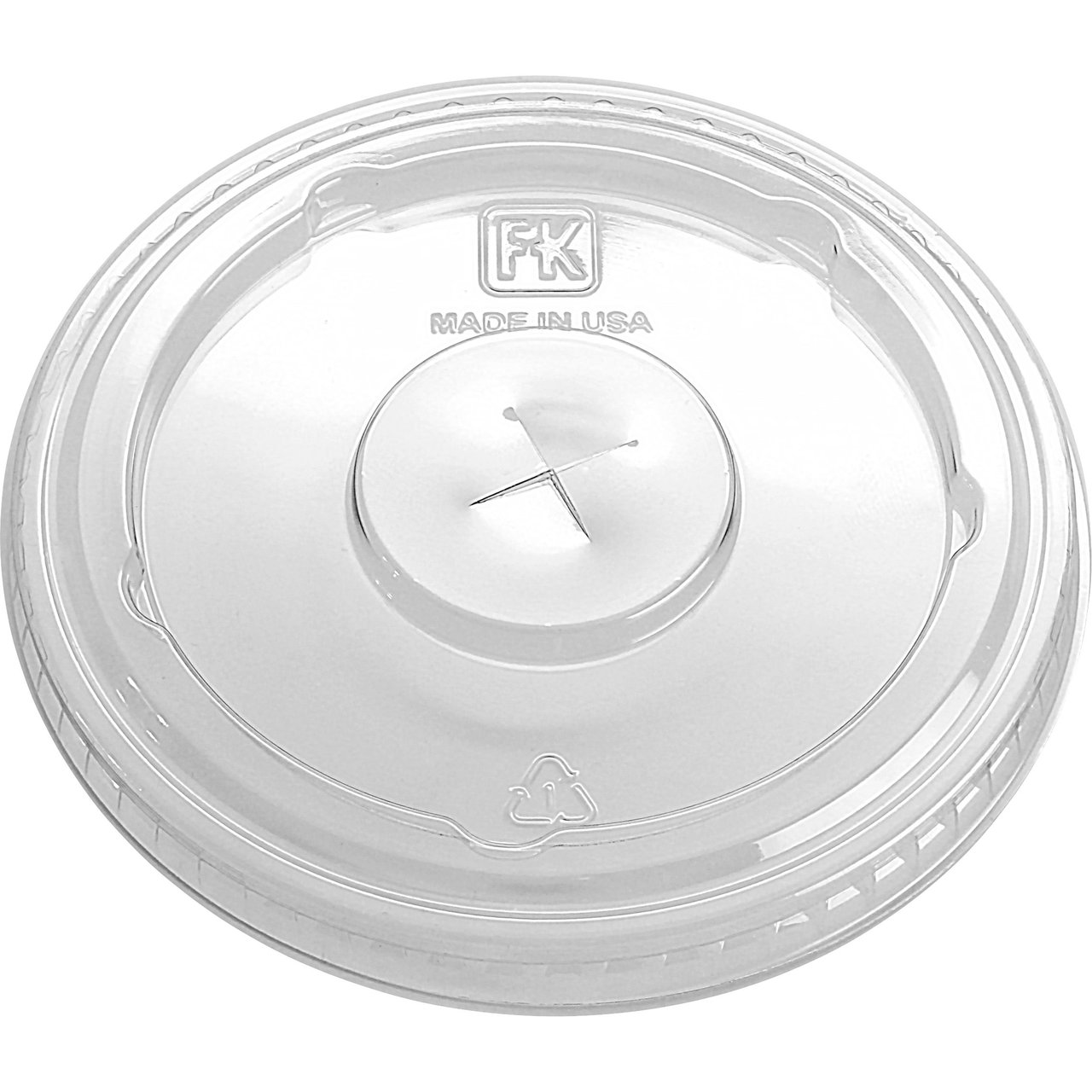 Pactiv 32 oz Cold Cup Lid Straw Slot 1000 CT - Image 1