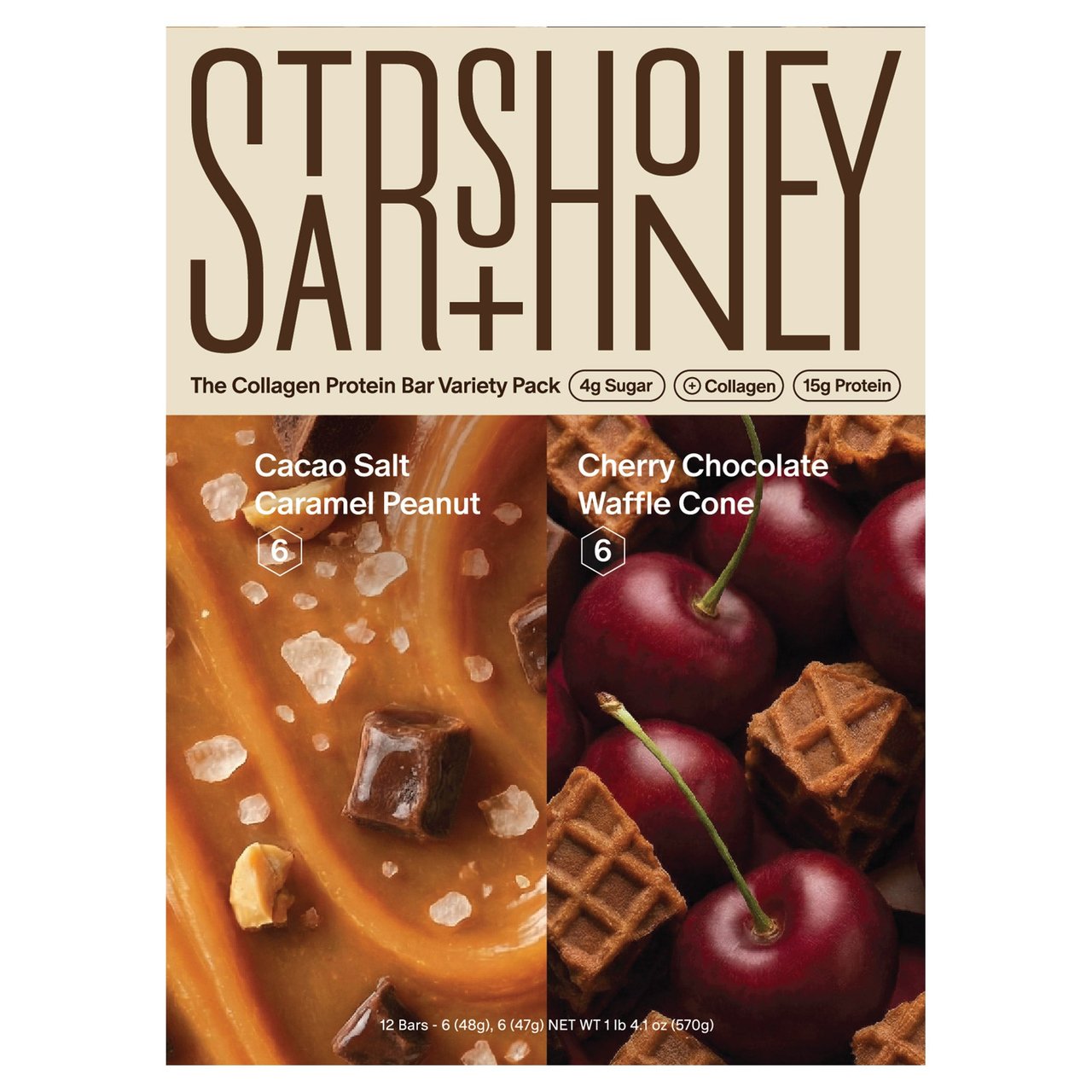 STARS + HONEY GOURMET PROTEIN BAR VARIETY 12/1.7 OZ - Image 1