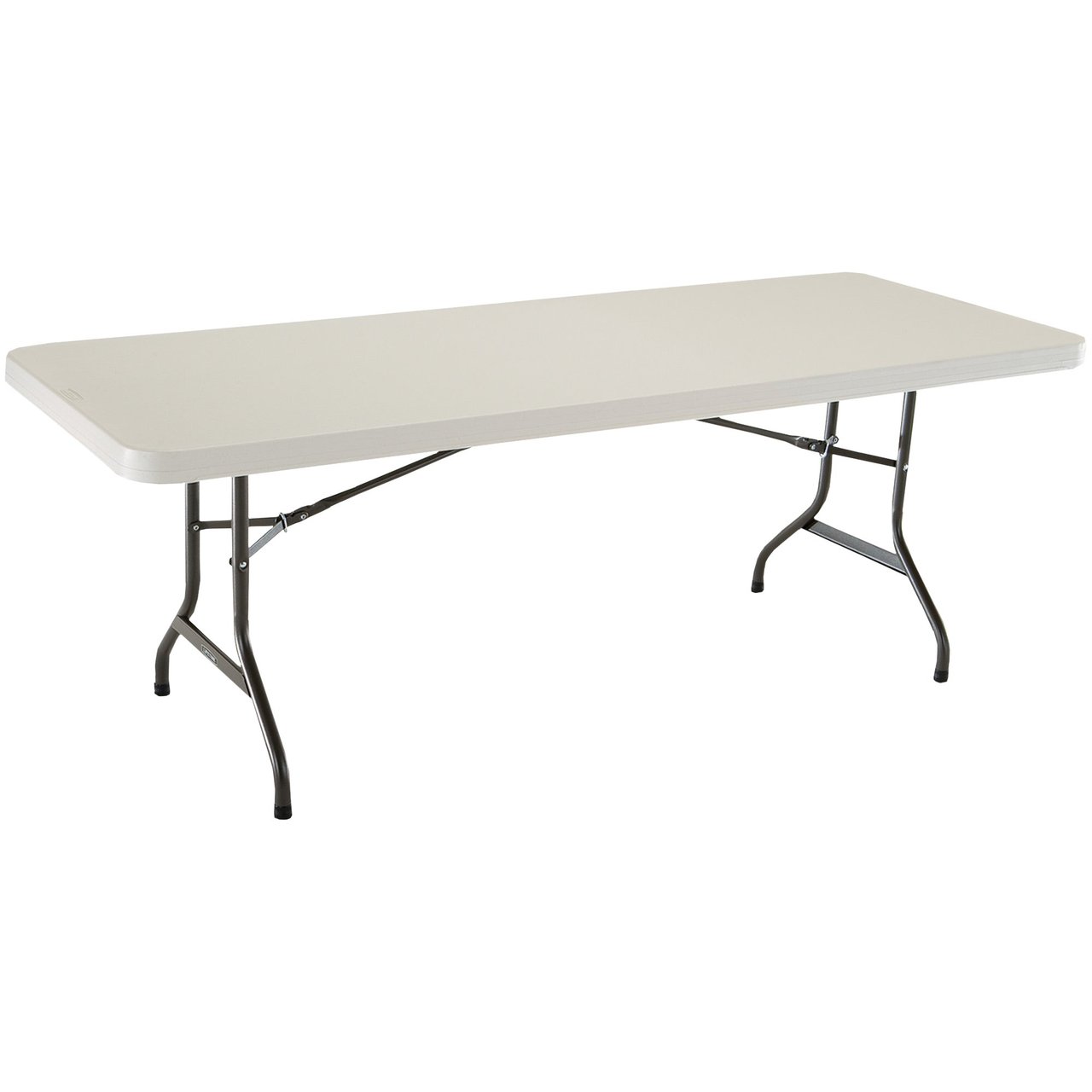 Lifetime 6' Folding Utility Table, White Granite, 22-Pack