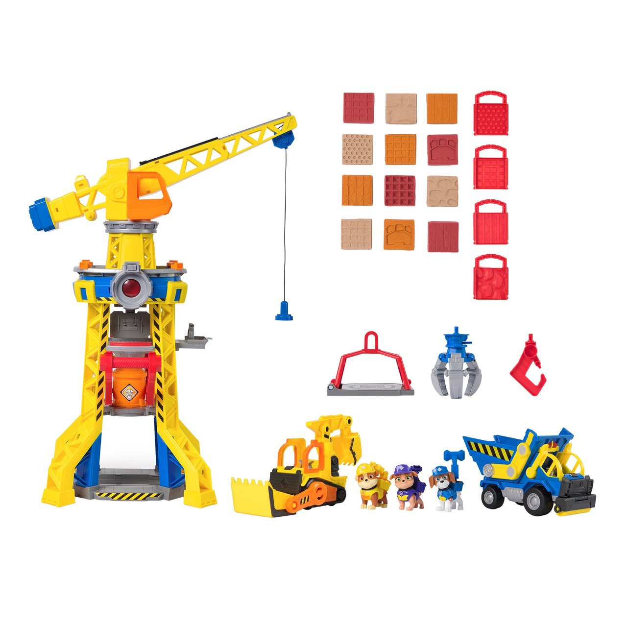 PAW Patrol Rubble & Crew Barkyard Crane Tower Playset - Image 1