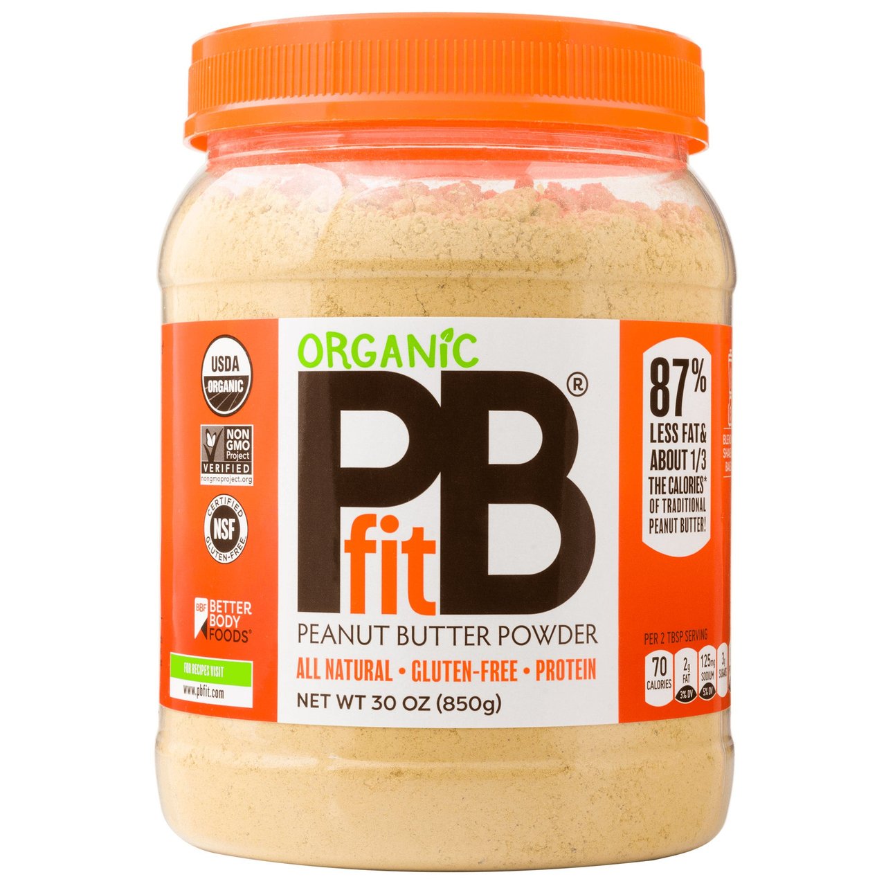 BetterBody Organic PBfit Powder 30 oz - Image 1