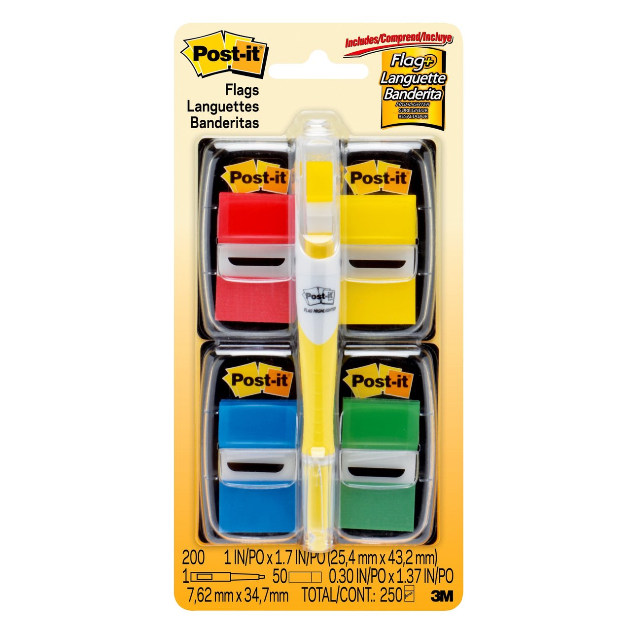 Post-it Flag Value Pack, Assorted Colors - Image 1