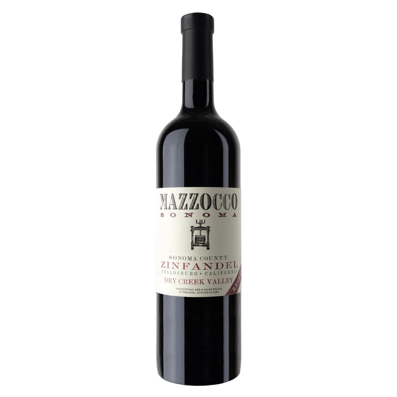 Mazzocco Zinfandel Reserve Dry Creek Valley 750ML