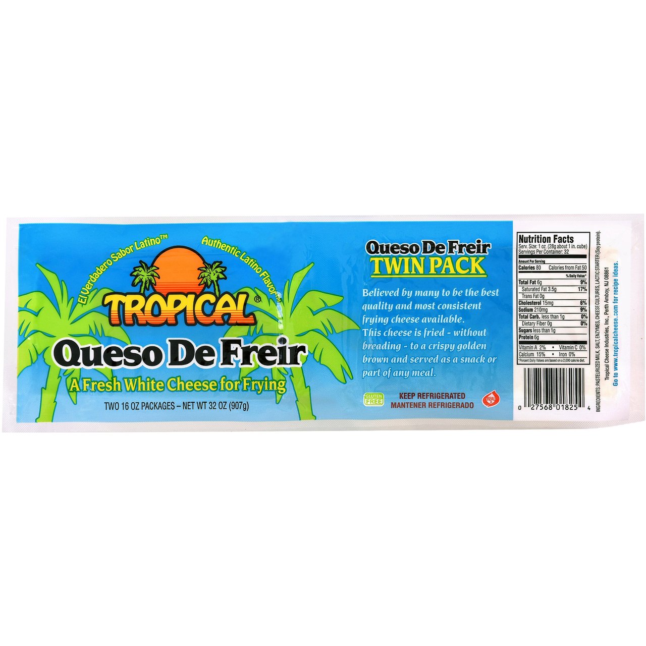 Tropical Cheese Queso de Freír 2/16 oz