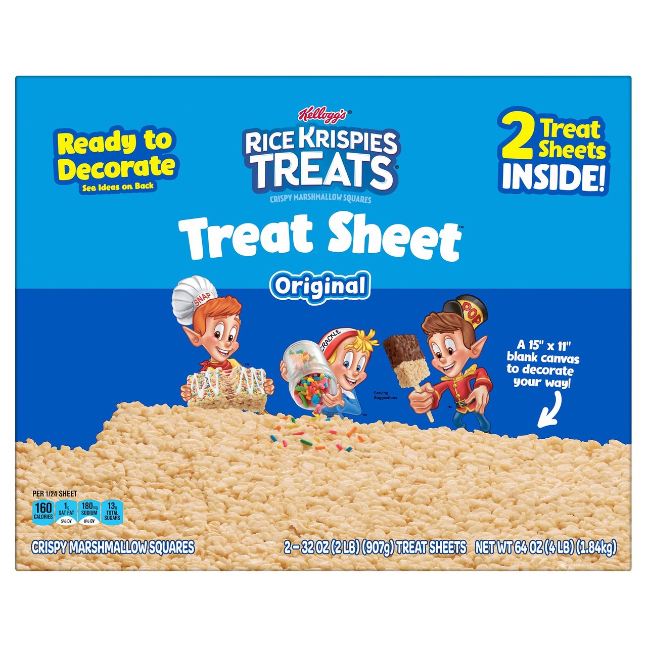 Kellogg's Rice Krispies Treats Sheet 2/32 oz - Image 1