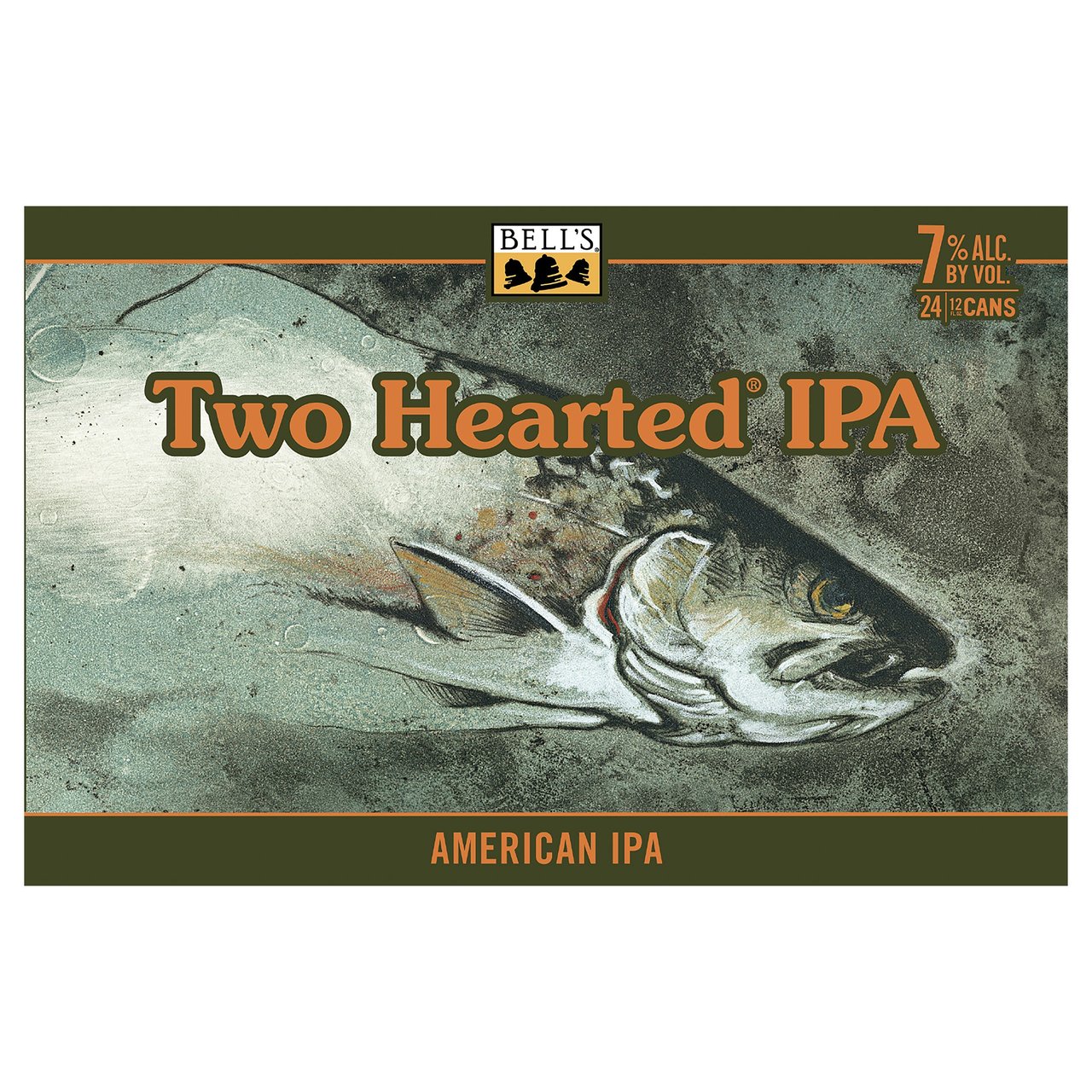 Bell's Brewery Two Hearted IPA 24/12 Ounce Cans - Image 1