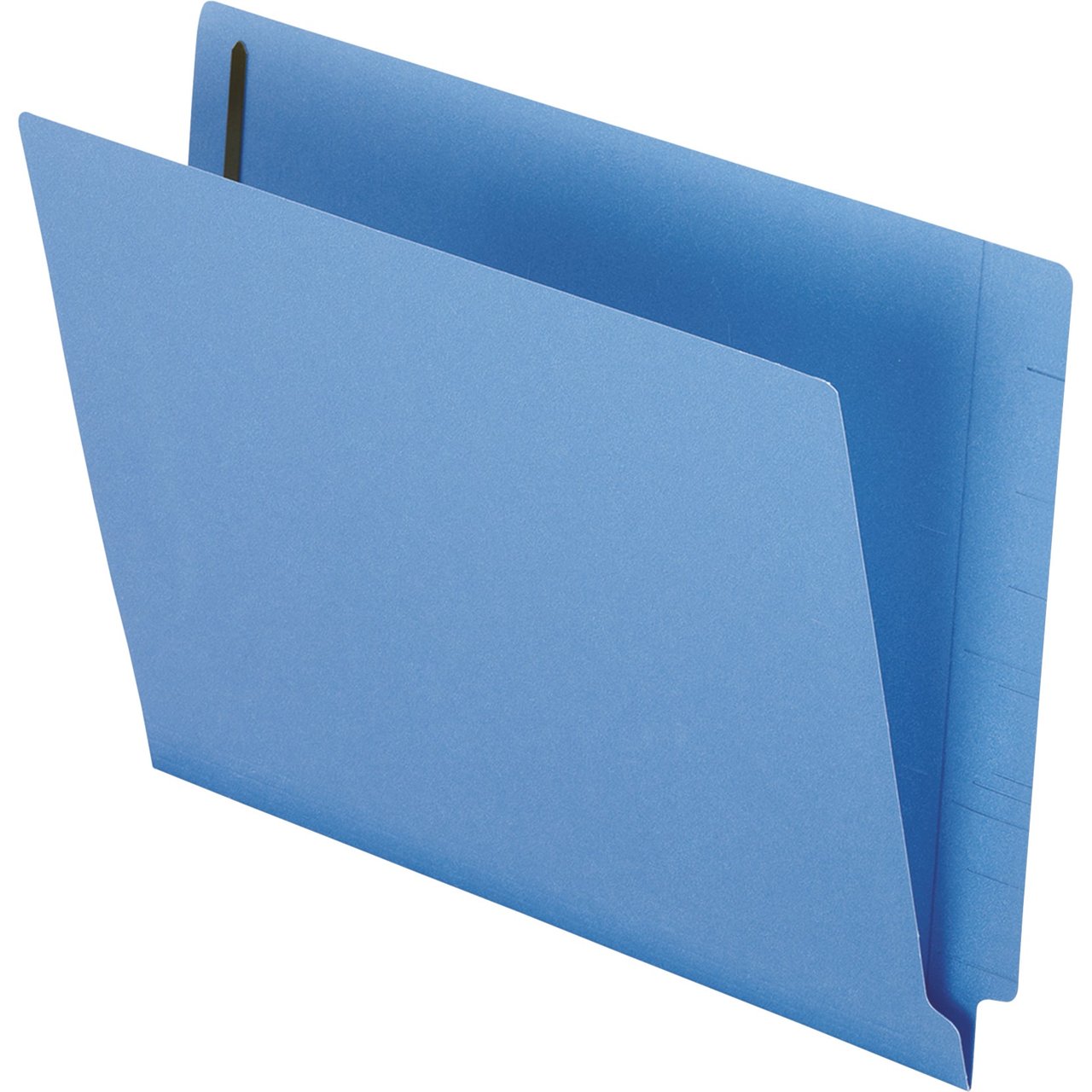 Pendaflex End Tab Letter Folder, 2 Fasteners, Blue, 50 Count