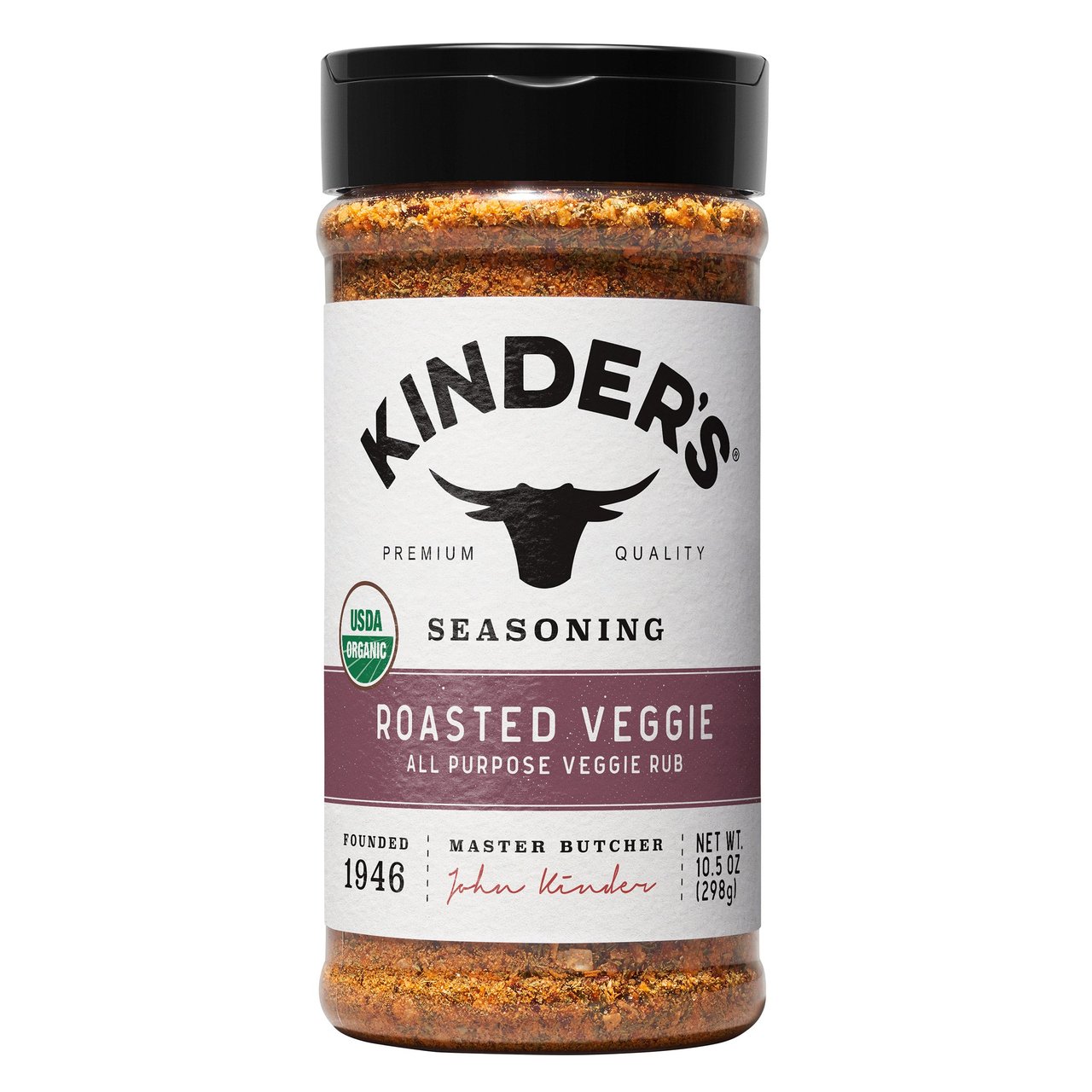 Organic Kinder's Roasted Veggie Rub 10.5 Ounces - Image 1