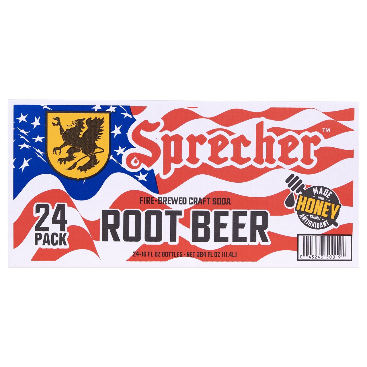 Sprecher Root Beer Flag Pack 24 CT / 16 oz - Image 1