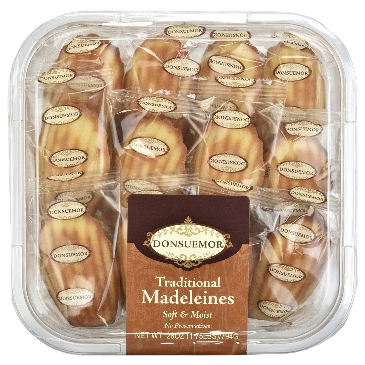 Donsuemor Traditional Madeleines, 28 Ounces