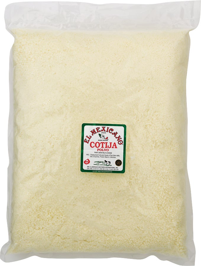 El Mexicano Cotija Polvo Granulado Cheese, 5 lbs