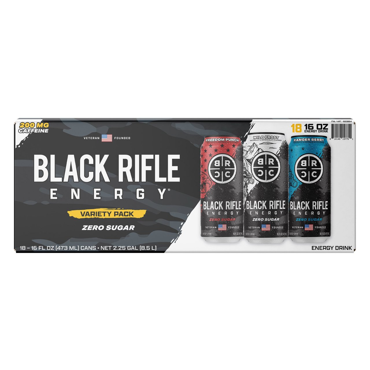 Black Rifle Energy Variety Pack, 18 ct / 16 oz - Image 1