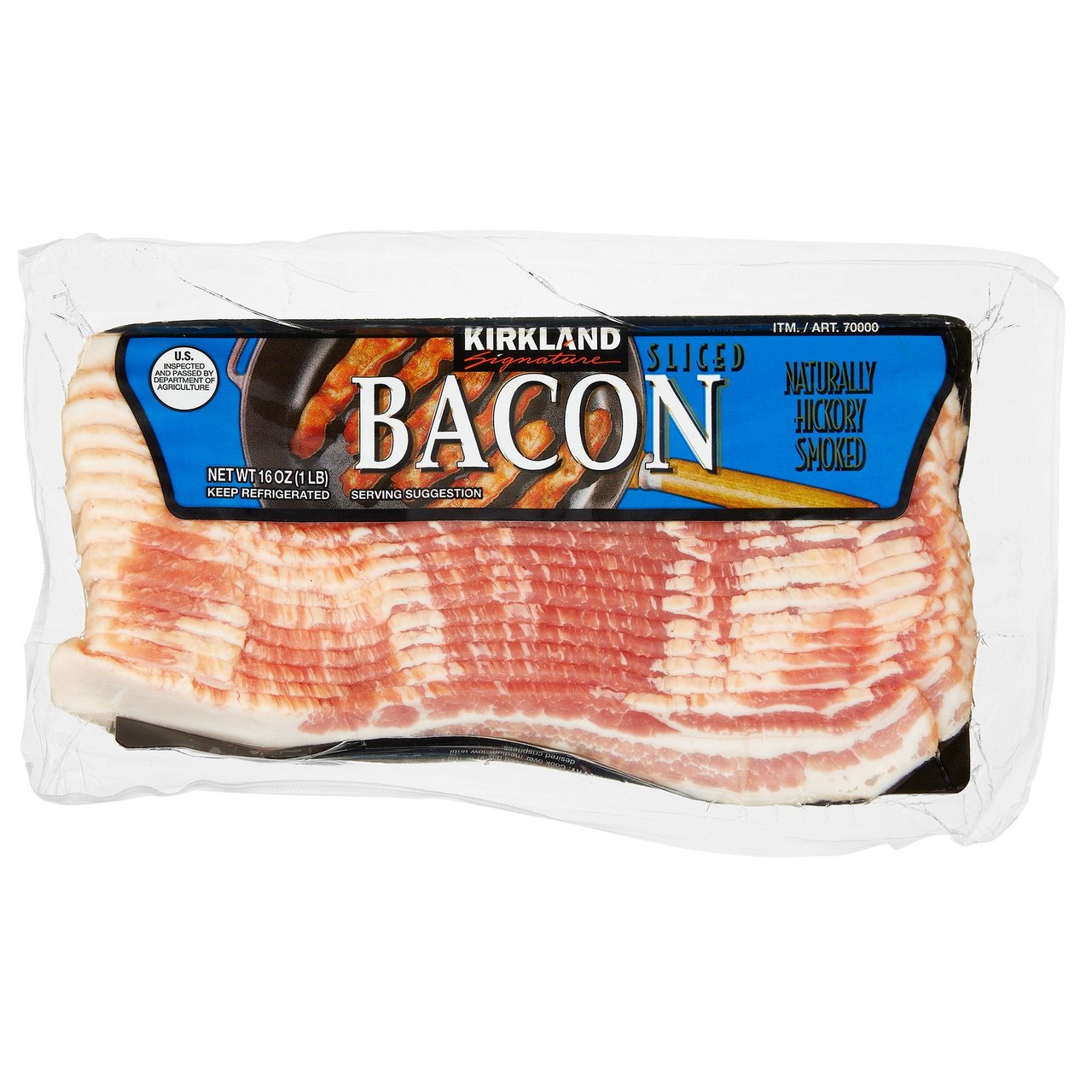Kirkland Signature Premium Sliced Bacon, 4 x 1 lb - Image 1